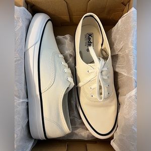 Keds Surfer Canvas White New in Box